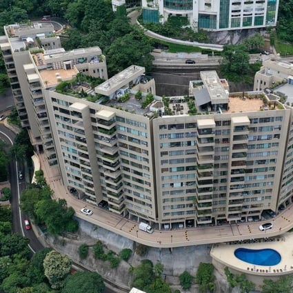 Grenville House on 1 Magazine Gap Road in Mid-Levels. The former chief executive had been renting the 3,335 sq ft unit on Magazine Gap Road for more than a decade. Photo: Winson Wong