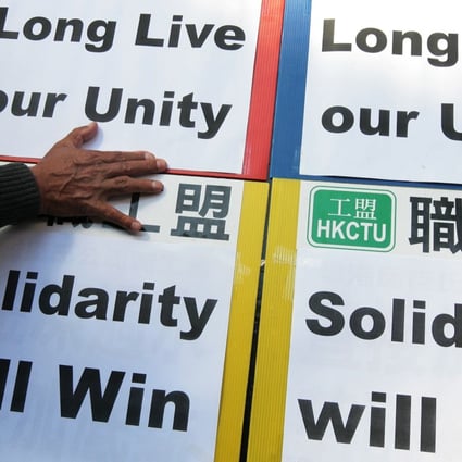 The Confederation of Trade Unions has been active in Hong Kong for more than 30 years. Photo: SCMP