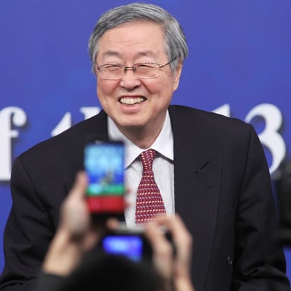 Ex-Chinese central bank governor Zhou Xiaochuan has warned about potential side effects from US money printing. Photo: SCMP