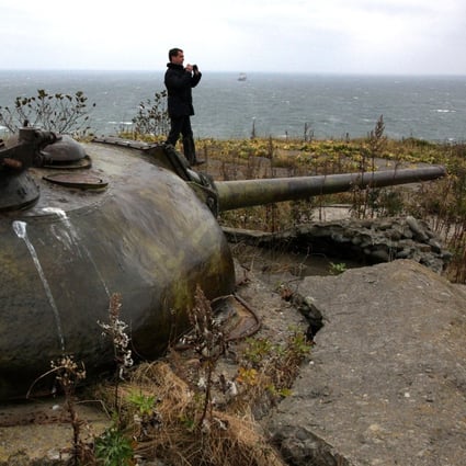 Soviet-era fortifications in the disputed islands known in Japan as the Northern Territories but in Russia as the Southern Kurils. Photo: AFP