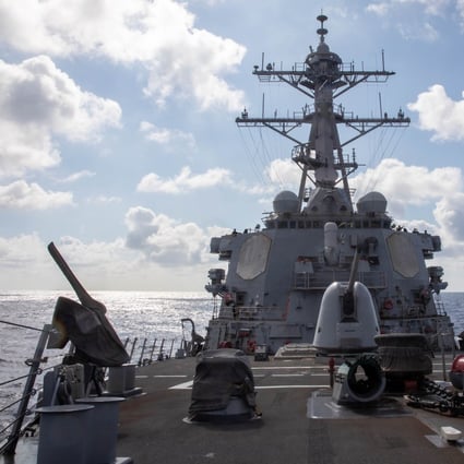 Guided missile destroyer USS Barry on Friday conducts what the US Navy’s Seventh Fleet called a “routine Taiwan Strait transit”. Photo: US Navy/ Handout
