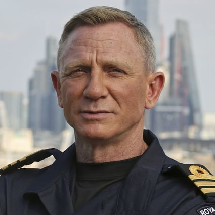 English actor Daniel Craig poses for a picture while wearing the honorary rank of commander he received from the Royal Navy. Photo: Lee Blease/Ministry of Defence via PA Media/DPA