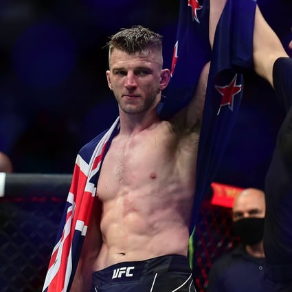 Dan Hooker is declared the winner by decision against Nasrat Haqparast at UFC 266. Photos: USA Today