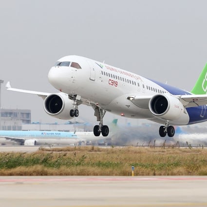 The C919 is in a phase called ‘batch production’, where each plane requires a sign-off by the regulator. Photo: AFP
