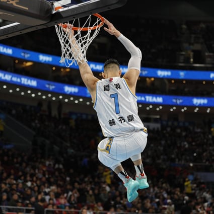 Jeremy Lin in action for the Beijing Ducks during the 2019-2020 CBA League. Photo: Getty Images