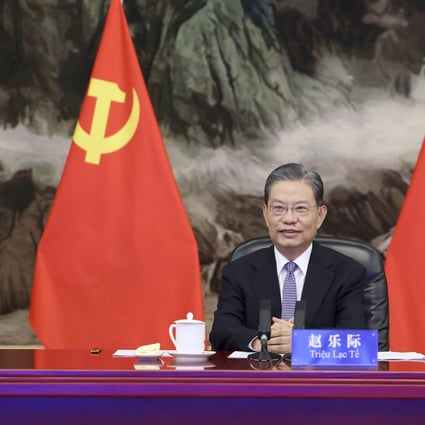 Zhao Leji, secretary of the Central Commission for Discipline Inspection, has announced a new anti-corruption drive to ‘prevent systemic financial risk’. Photo: Xinhua
