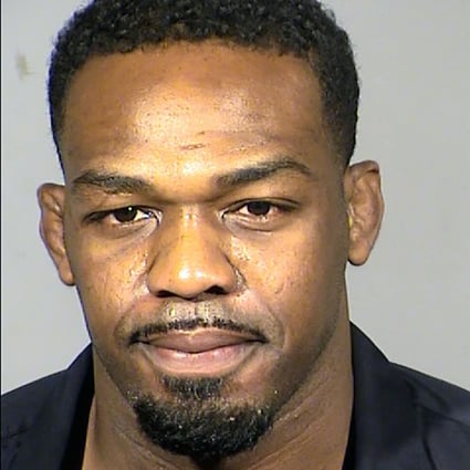 Jon Jones’ mugshot after his latest arrest in Las Vegas. Photo: AP