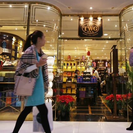 The Tea WG outlet in Hong Kong’s IFC shopping mall. Photo: Nora Tam