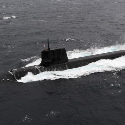 A Japanese Soryu-class diesel-electric submarine of the sort thought to have taken part in the joint naval drills with Britain. Photo: Japan Maritime Self-Defence Force/Handout via Reuters