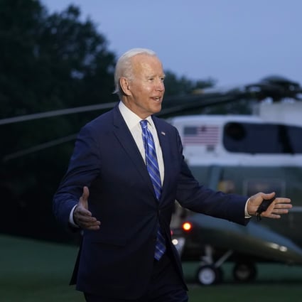 President Joe Biden said he and his counterpart had discussed Taiwan. Photo: AP