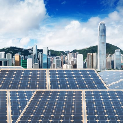 Hong Kong’s leader wants to see renewables make up at least 10 per cent of the city’s fuel mix. Photo: Shutterstock