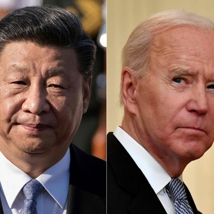 Chinese President Xi Jinping and US President Joe Biden. Photo: AFP