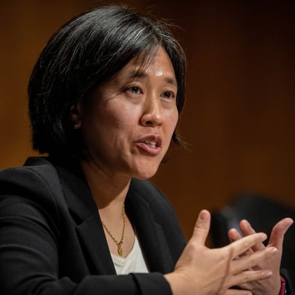 US Trade Representative Katherine Tai said this week that China’s trade practices have had “harmful impacts” on the US economy. Photo: AFP