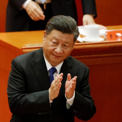Chinese President Xi Jinping was speaks at a meeting commemorating the anniversary of 1911 revolution. Photo: Reuters
