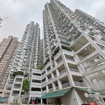 Compulsory testing was carried out at Golden Lion Garden in Tai Wai. Photo: Google