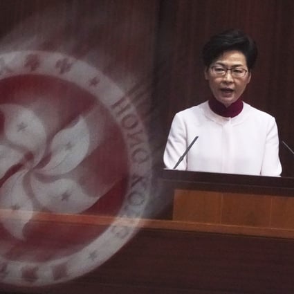 Chief Executive Carrie Lam dismissed suggestions that Beijing officials were forming a second government. Photo: Felix Wong