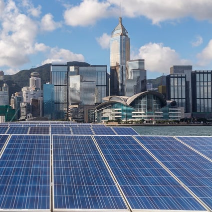 Hong Kong’s Central business district. The local bourse operator and the Guangzhou exchange signed an agreement in August to explore the development of carbon emissions futures products. Photo: Shutterstock