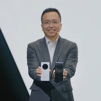 Honor CEO George Zhao unveils the new Magic 3 flagship smartphones running on Qualcomm Snapdragon chips in August. US Senenator Marco Rubio called on the Biden administration this week to blacklist the smartphone company, making it subject to the same sanctions that restrict its former owner Huawei. Photo: Honor, screenshot via YouTube