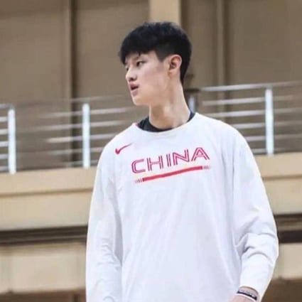 Chinese basketball player Zeng Fanbo in training. The highly rated prospect has decided to sign for the G League Ignite over college hoops with Gonzaga. Photo: Fanbo Zeng/Instagram