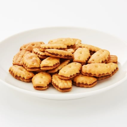 The Muji Shiruko Sandwich Cracker recorded the highest acrylamide reading of the tested products. Photo: Handout