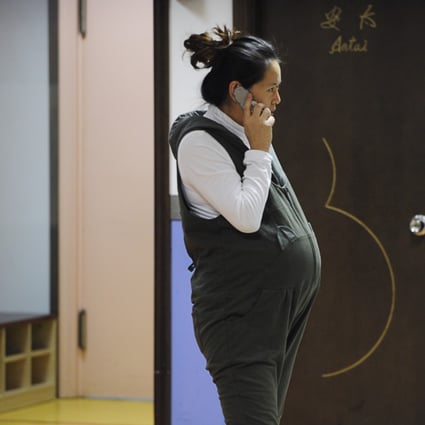 Women in earlier stages of pregnancy fared better with Covid-19 than those in later stages, according to a small Chinese study. Photo: AFP