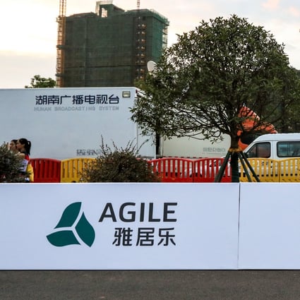 Agile Group Holdings’ bond prices were hit by market rumours on Friday. Photo: Imaginechina via AFP