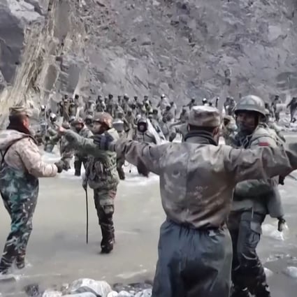 Video footage released by China of last year’s deadly clash in the Galwan valley. Photo: AFP