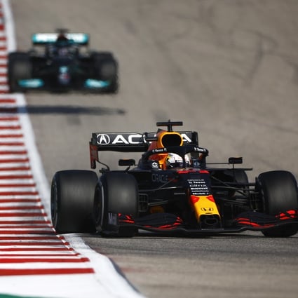 Max Verstappen beat Lewis Hamilton in Austin, Texas. Photo: AFP