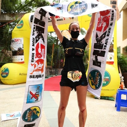 Katrina Hamlin of the UK won the women’s division with a time of 5:29:32. Photo: Handout