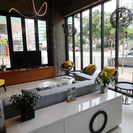 The interior of co-living space at Oootopia Kai Tak in To Kwa Wan. Photo: Edmond So