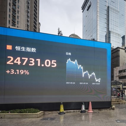 Shares in Hong Kong and the mainland fell in early trading on Wednesday. Photo: EPA-EFE