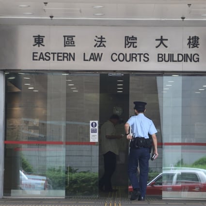 A Polytechnic University student has been sentenced to 13 months behind bars at Eastern Court for possession of weapons outside a police station. Photo: Nora Tam