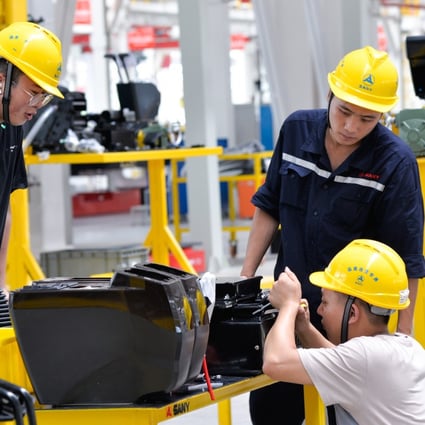 The industrial profit data covers large firms with annual revenues of over 20 million yuan (US$3.1 million) from their main operations. Photo: Xinhua