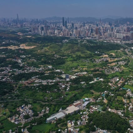 Northern Hong Kong as it extends towards the mainland Chinese city of Shenzhen. Photo: Winson Wong