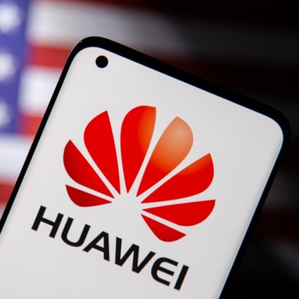 Smartphone with a Huawei logo seen in front of a US flag in this illustration taken September 28. Telecoms equipment makers Huawei and ZTE have repeatedly been the target of trade restrictions from the US on national security grounds. Photo: Reuters
