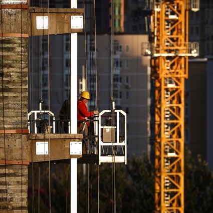 China’s official non-manufacturing purchasing managers’ index PMI – which measures morale in the services and construction sectors – fell to 49.2 in October from 53.2 in September. Photo: Reuters
