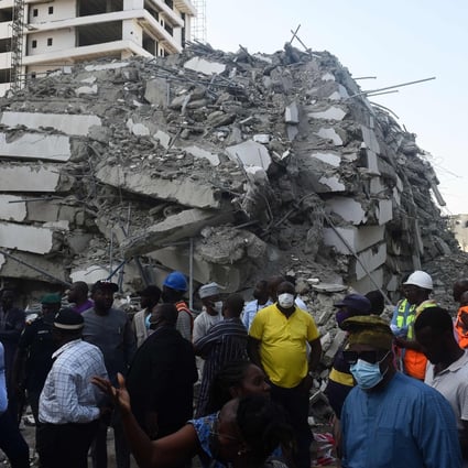 The building had been under construction for about two years, and it was not immediately known what had caused the collapse. Photo: AFP