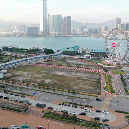 Aerial view of Site 3 at the New Central Harbourfront pictured on 27 February 2020. Photo: Winson Wong.
