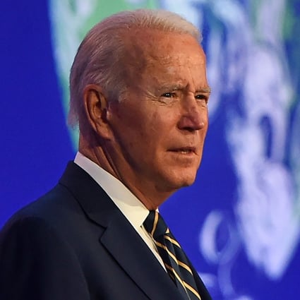 US President Joe Biden at the COP26 UN Climate Change Conference in Glasgow, in Scotland, on November 1. Photo: AFP