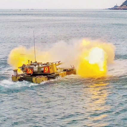 Chinese forces also staged drills in the East China Sea in August. Photo: Handout