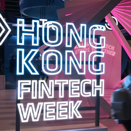 The first day of the 2021 Hong Kong FinTech Week at the Hong Kong Convention and Exhibition Centre in Wan Chai on 3 November 2021. Photo: K. Y. Cheng