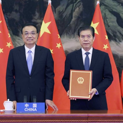 The Regional Comprehensive Economic Partnership (RCEP) is the world’s largest free trade agreement, and includes the 10 members of the Association of Southeast Asian Nations (Asean), plus China, Japan, South Korea, Australia and New Zealand. Photo: Xinhua