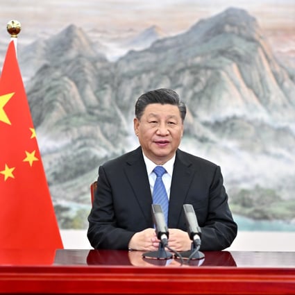 Xi Jinping promised to uphold the role of international institutions. Photo: Xinhua