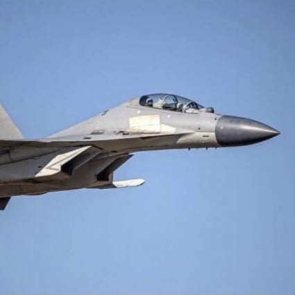 Saturday’s PLA contingent included 10 J-16 fighter jets. Photo: AP