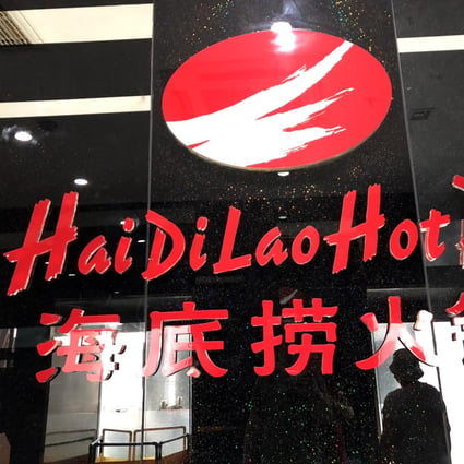 The entrance of a Haidilao restaurant in Beijing. Photo: Simon Song