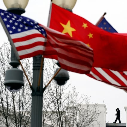 The American and Chinese flags in Washington, DC. Photo: AFP