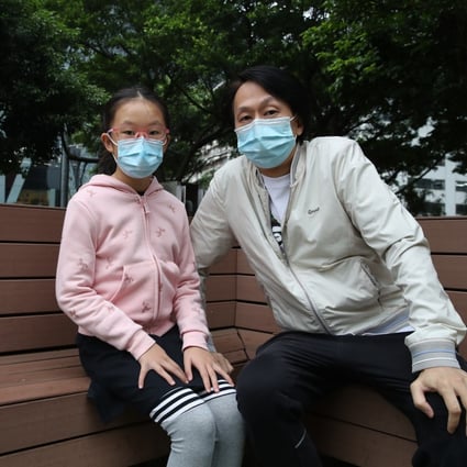 Lee Kam-hung and his daughter, Lee Cheuk-tung, are two of those who have been helped by the Children’s Heart Foundation. Photo: Edmond So