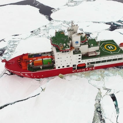 The Xuelong 2 is the most modern of China’s two icebreakers in operation. Photo: Xinhua