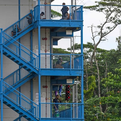 A migrant worker dormitory in Singapore. File photo: AFP