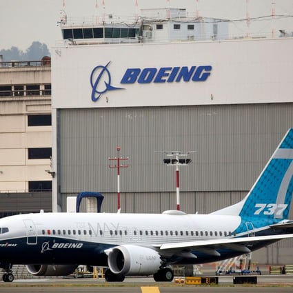 Boeing teams visited China earlier this year to perform technical test flights and simulator sessions on the 737 MAX. Photo: AFP
